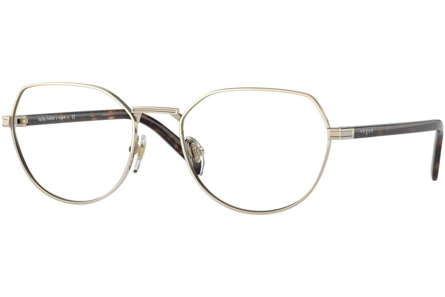 Okulary korekcyjne Vogue Eyewear VO4243 848 Okrągłe Złote