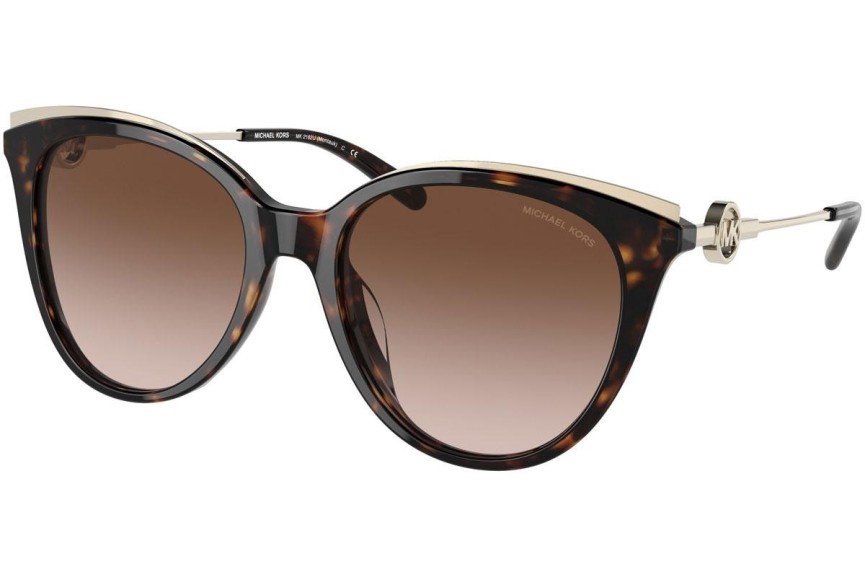 Okulary przeciwsłoneczne Michael Kors Montauk MK2162U 300613 Okrągłe Havana