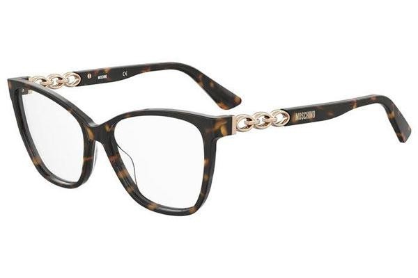 Okulary korekcyjne Moschino MOS588 086 Kocie oczy Havana