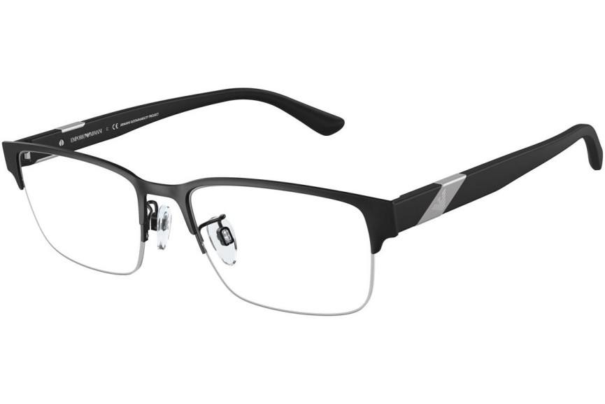 Okulary korekcyjne Emporio Armani EA1129 3001 Prostokątne Czarne