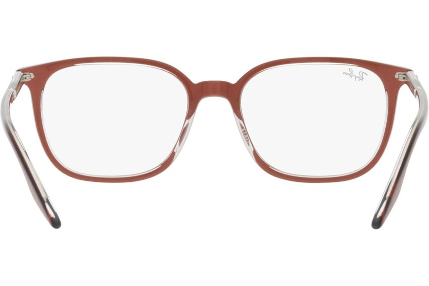 Okulary korekcyjne Ray-Ban RX5406 8171 Kwadratowe Brązowe