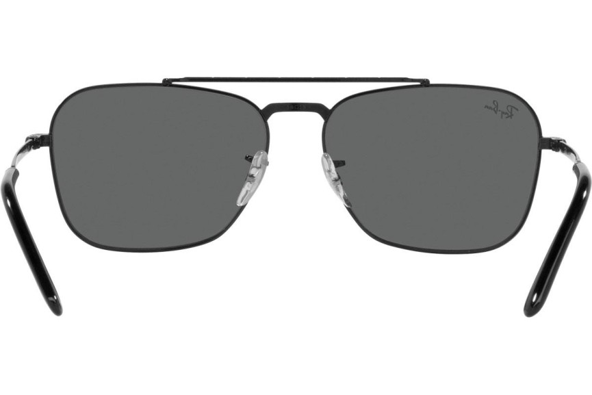 Okulary przeciwsłoneczne Ray-Ban New Caravan RB3636 002/B1 Kwadratowe Czarne