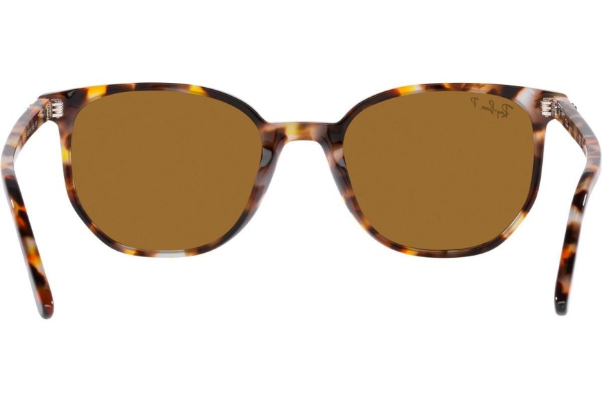 Okulary przeciwsłoneczne Ray-Ban Elliot RB2197 135757 Polarized Kwadratowe Havana