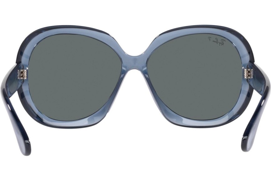 Okulary przeciwsłoneczne Ray-Ban Jackie Ohh II RB4098 659281 Polarized Oversize Niebieskie