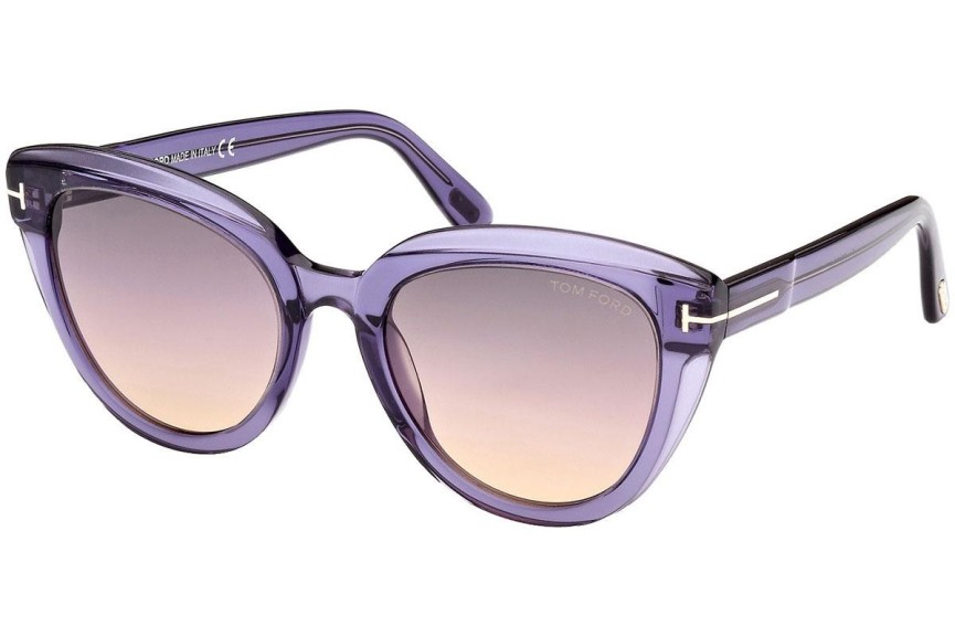 Okulary przeciwsłoneczne Tom Ford FT0938 83B Kocie oczy Fioletowe