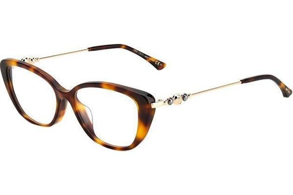 Okulary korekcyjne Jimmy Choo JC337/G 086 Kocie oczy Havana