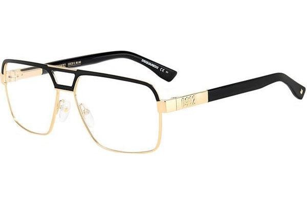 Okulary korekcyjne Dsquared2 D20034 2M2 Pilotki (Aviator) Czarne