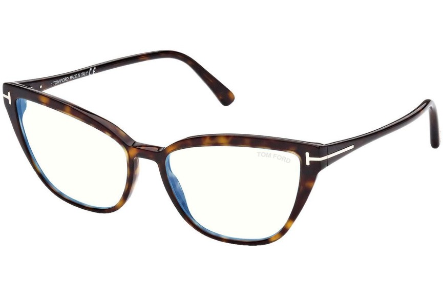 Okulary korekcyjne Tom Ford FT5825-B 052 Kocie oczy Havana