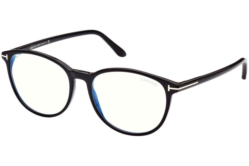 Okulary korekcyjne Tom Ford FT5810-B 001 Kocie oczy Czarne