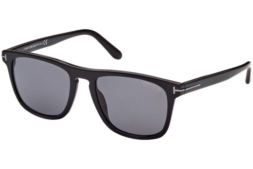 Okulary przeciwsłoneczne Tom Ford FT0930-N 01D Polarized Kwadratowe Czarne