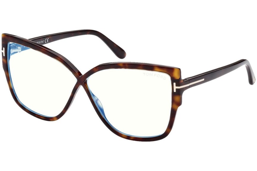 Okulary korekcyjne Tom Ford FT5828-B 052 Kwadratowe Havana