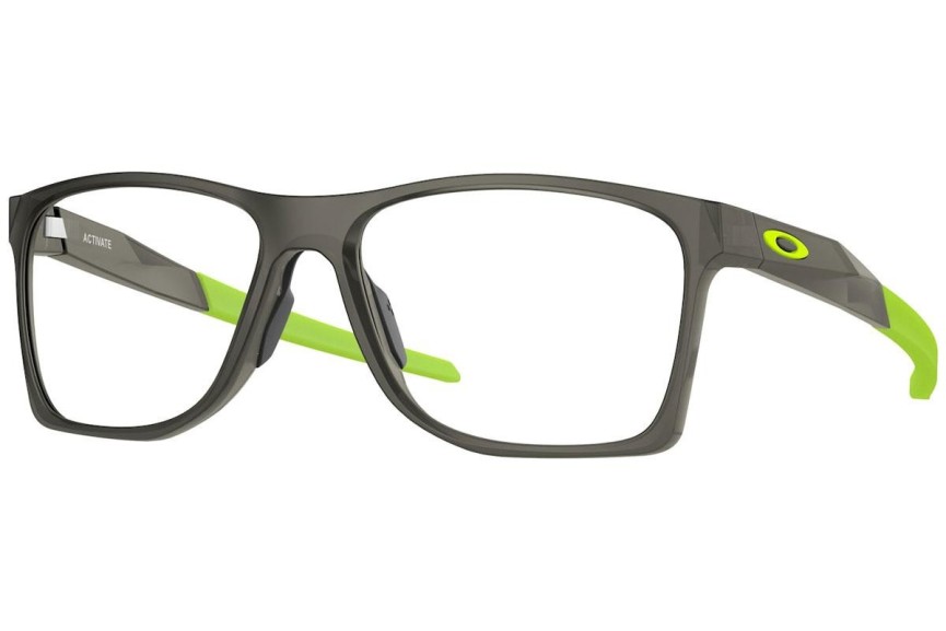 Okulary korekcyjne Oakley Activate OX8173-03 Kwadratowe Szare