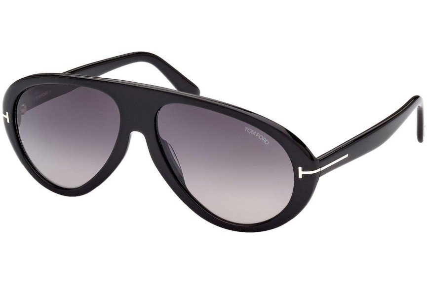 Okulary przeciwsłoneczne Tom Ford FT0988 01B Pilotki (Aviator) Czarne