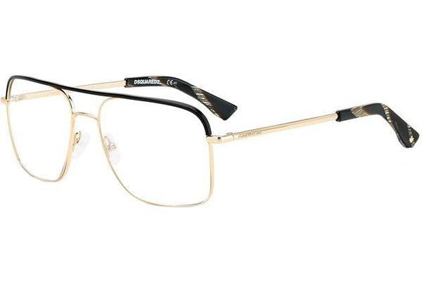 Okulary korekcyjne Dsquared2 D20018 2M2 Kwadratowe Czarne