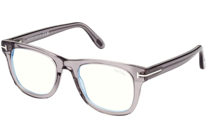 Okulary korekcyjne Tom Ford FT5820-B 020 Kwadratowe Szare