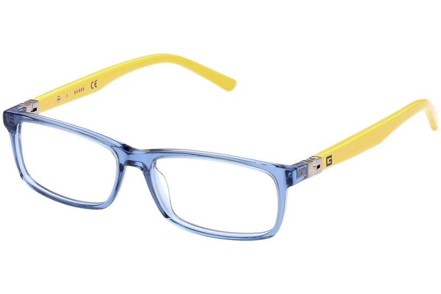 Okulary korekcyjne Guess GU9227 092 Prostokątne Niebieskie