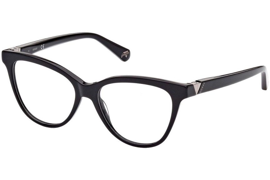 Okulary korekcyjne Guess GU5219 001 Kocie oczy Czarne