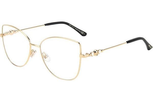 Okulary korekcyjne Jimmy Choo JC339 2M2 Kocie oczy Złote