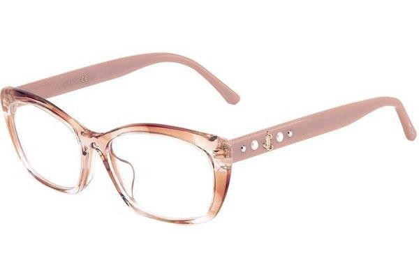 Okulary korekcyjne Jimmy Choo JC346/F HR5 Prostokątne Różowe