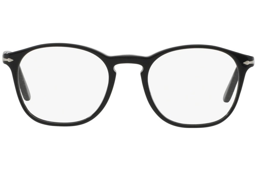 Okulary korekcyjne Persol PO3007V 95 Kwadratowe Czarne