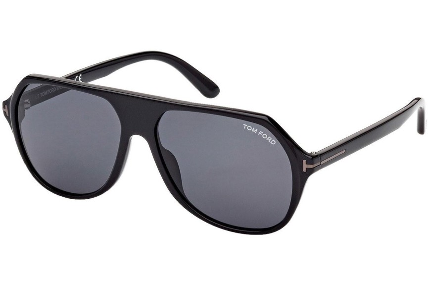 Okulary przeciwsłoneczne Tom Ford FT0934-N 01A Pilotki (Aviator) Czarne