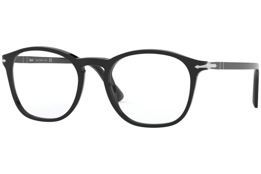 Okulary korekcyjne Persol PO3007VM 95 Kwadratowe Czarne