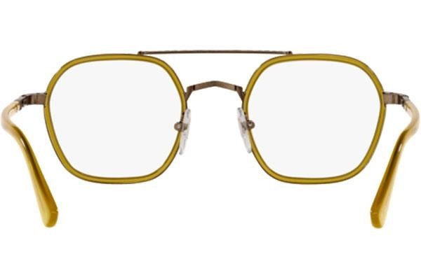 Okulary korekcyjne Persol PO2480V 1107 Okrągłe Żółte