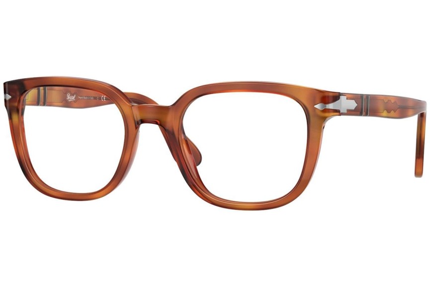 Okulary korekcyjne Persol PO3263V 96 Kwadratowe Brązowe