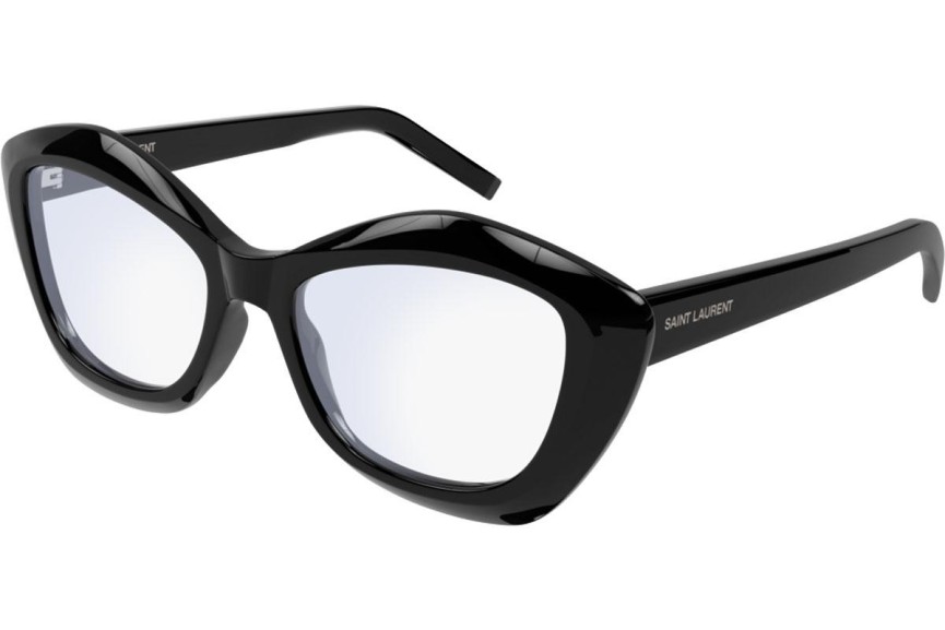 Okulary korekcyjne Saint Laurent SL68OPT 001 Kocie oczy Czarne