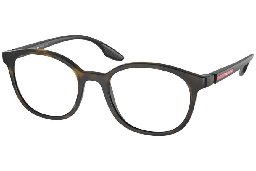 Okulary korekcyjne Prada Linea Rossa PS03NV 5641O1 Okrągłe Havana