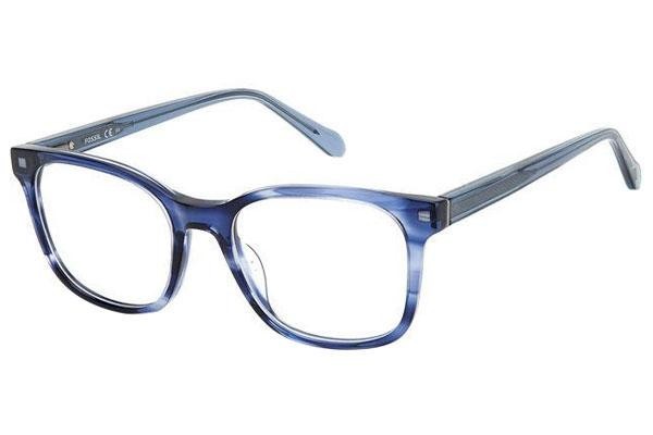 Okulary korekcyjne Fossil FOS7135/G 38I Kwadratowe Niebieskie