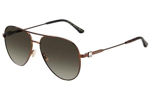 Okulary przeciwsłoneczne Jimmy Choo OLLY/S J7D/HA Pilotki (Aviator) Brązowe