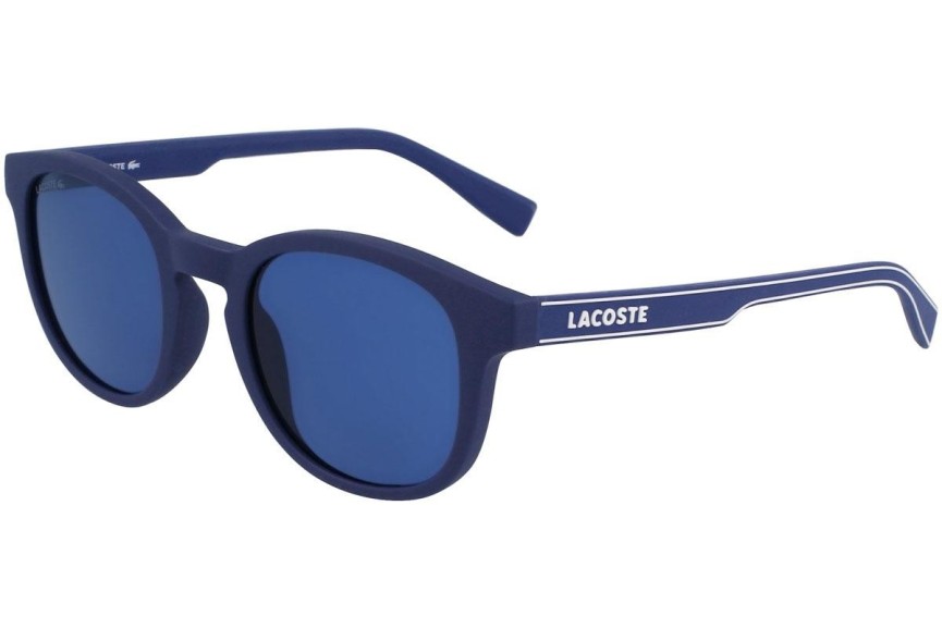 Okulary przeciwsłoneczne Lacoste L3644S 424 Okrągłe Niebieskie