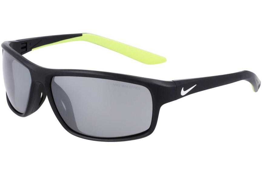 Okulary przeciwsłoneczne Nike Rabid 22 DV2371 011 Prostokątne Czarne