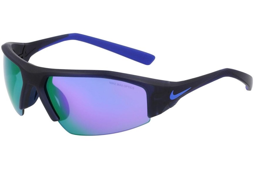 Okulary przeciwsłoneczne Nike Skylon Ace 22 M DV2151 451 Prostokątne Niebieskie