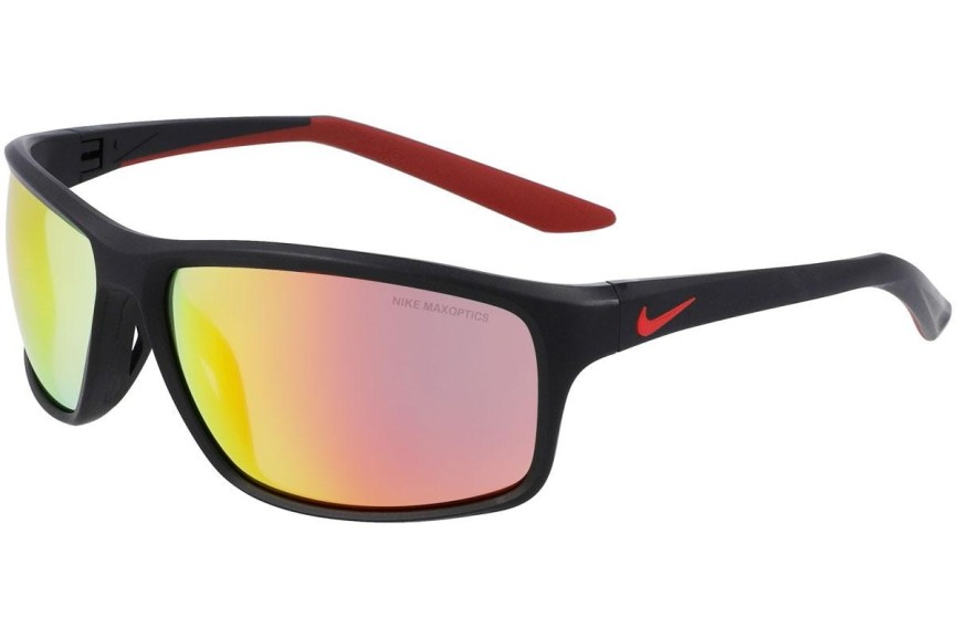 Okulary przeciwsłoneczne Nike Adrenaline 22 DV2155 010 Prostokątne Czarne