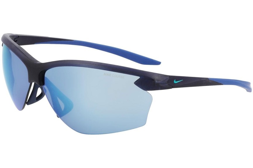 Okulary przeciwsłoneczne Nike Victory E DV2144 451 Prostokątne Niebieskie