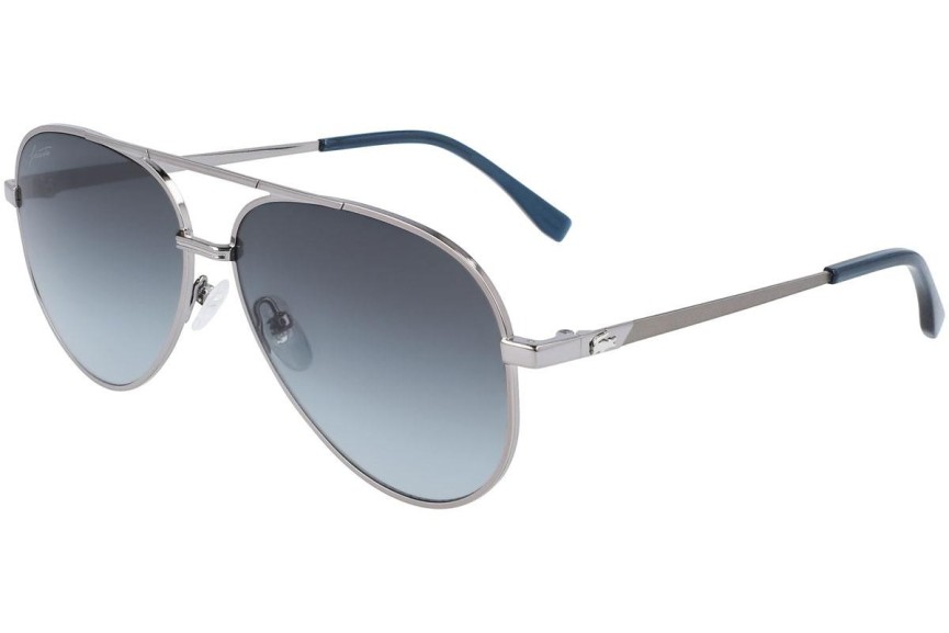 Okulary przeciwsłoneczne Lacoste L233S 038 Pilotki (Aviator) Srebrne