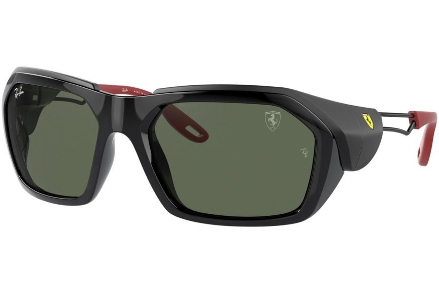 Okulary przeciwsłoneczne Ray-Ban RB4367M F65071 Prostokątne Czarne