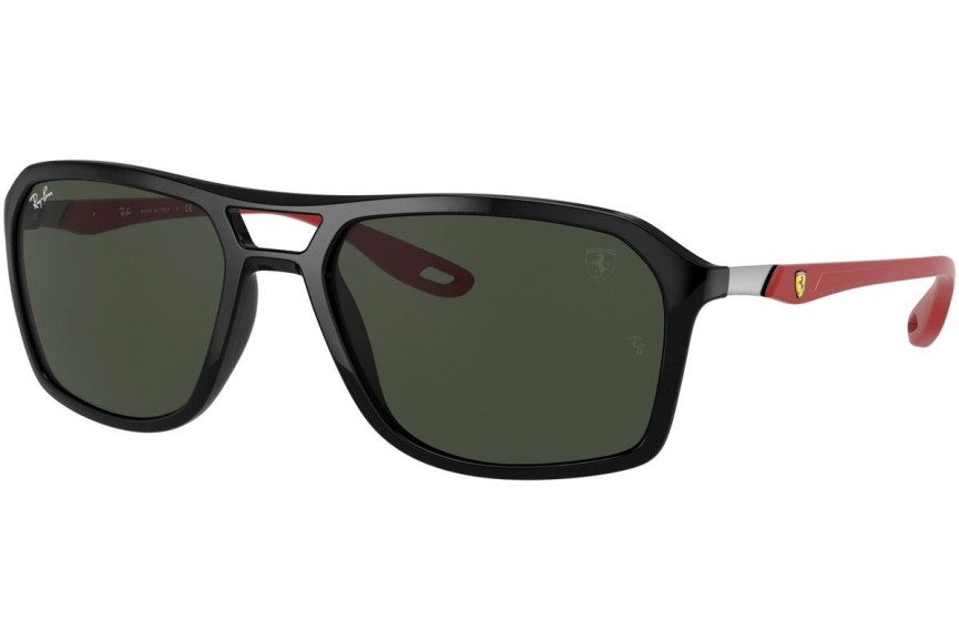 Okulary przeciwsłoneczne Ray-Ban RB4329M F60171 Prostokątne Czarne