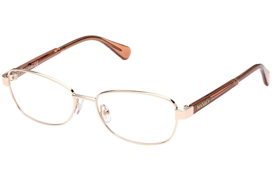 Okulary korekcyjne Max&Co. MO5062 028 Prostokątne Złote