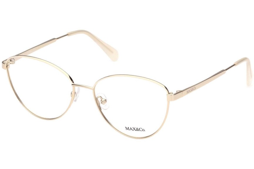 Okulary korekcyjne Max&Co. MO5006 032 Kocie oczy Złote