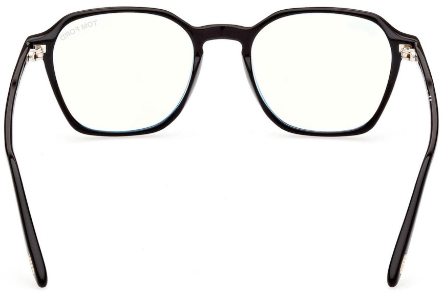 Okulary korekcyjne Tom Ford FT5804-B 001 Kwadratowe Czarne