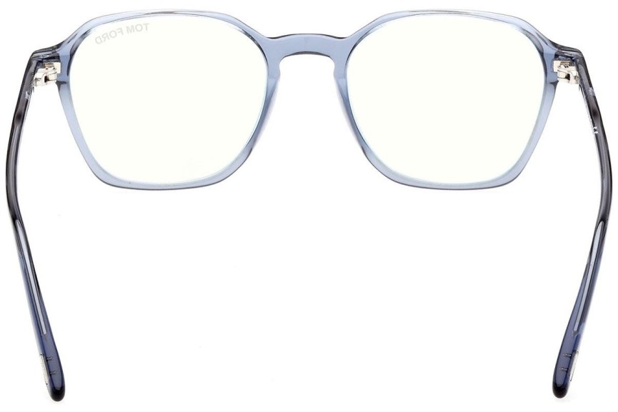 Okulary korekcyjne Tom Ford FT5804-B 090 Kwadratowe Niebieskie