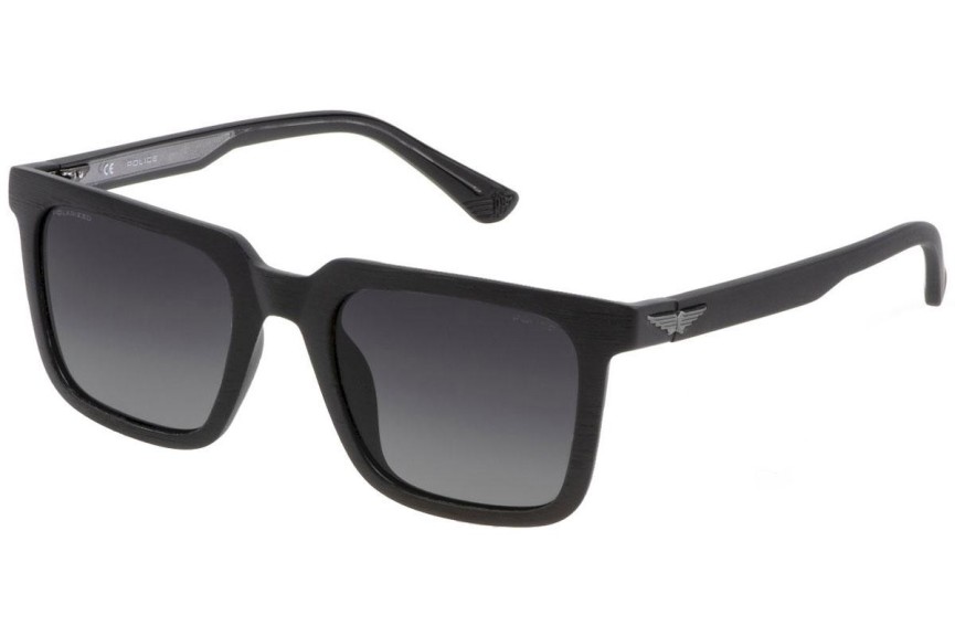 Okulary przeciwsłoneczne Police Ocean 1 SPLF15 GLAP Polarized Kwadratowe Czarne