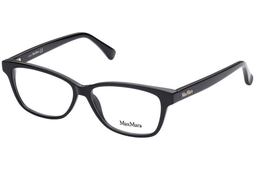 Okulary korekcyjne Max Mara MM5013 001 Prostokątne Czarne