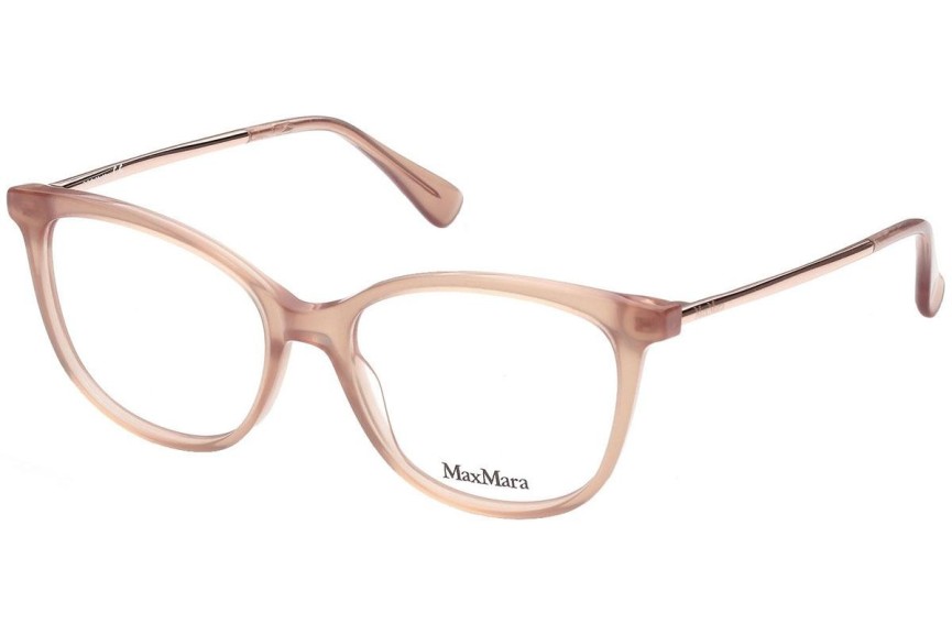 Okulary korekcyjne Max Mara MM5008 045 Kwadratowe Beżowe