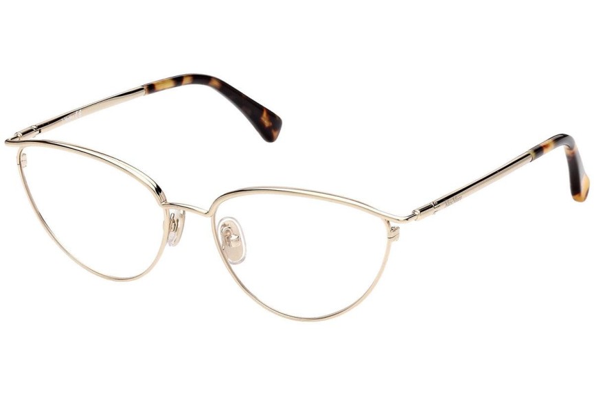 Okulary korekcyjne Max Mara MM5057 032 Kocie oczy Złote