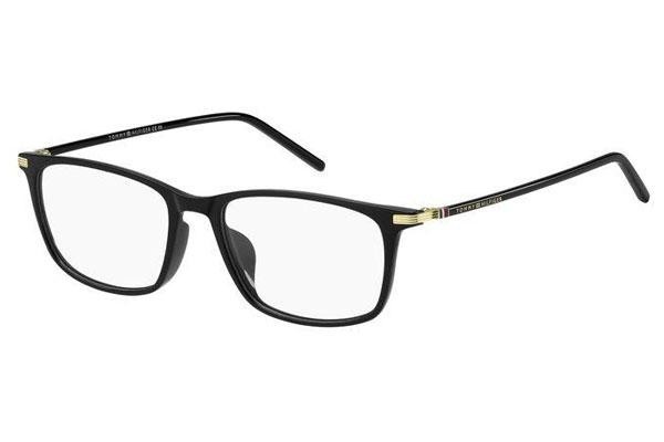 Okulary korekcyjne Tommy Hilfiger TH1937/F 807 Prostokątne Czarne