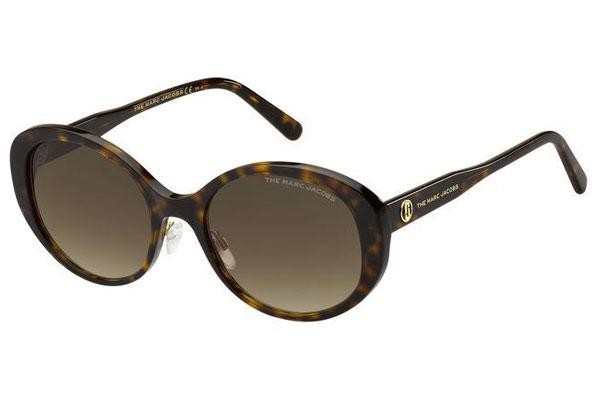 Okulary przeciwsłoneczne Marc Jacobs MARC627/G/S 086/HA Okrągłe Havana